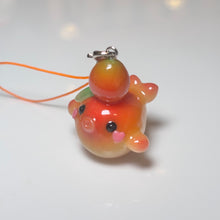 Mango Kissing Whale Charm