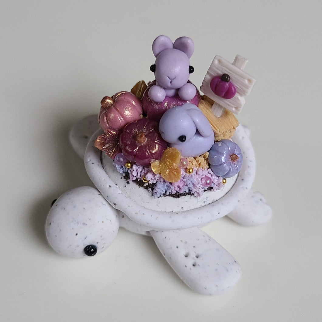 *SALE* Magical Pumpkin Patch Bunny Turtle