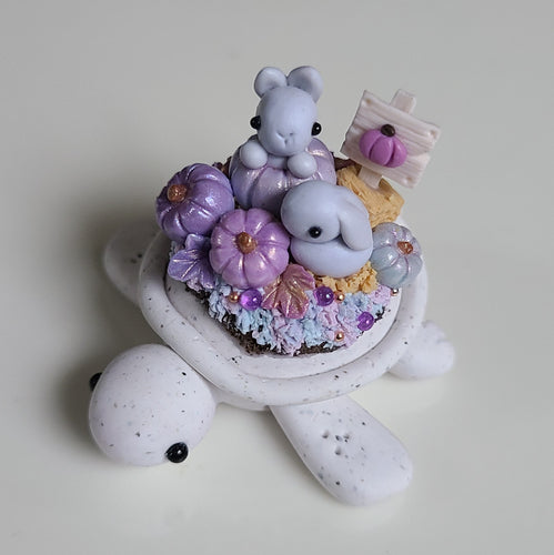 *SALE* Magical Pumpkin Patch Bunny Turtle