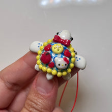 Mini White Kitty Turtle Charm