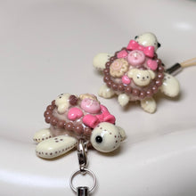 Mini Yellow Puppy Turtle Charm