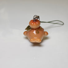 Pumpkin Kissing Whale Charm